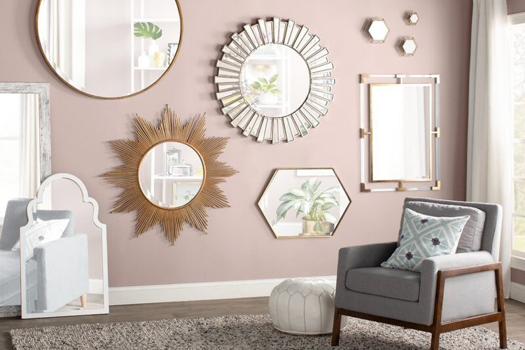 How to hang a deals mirror on a wall